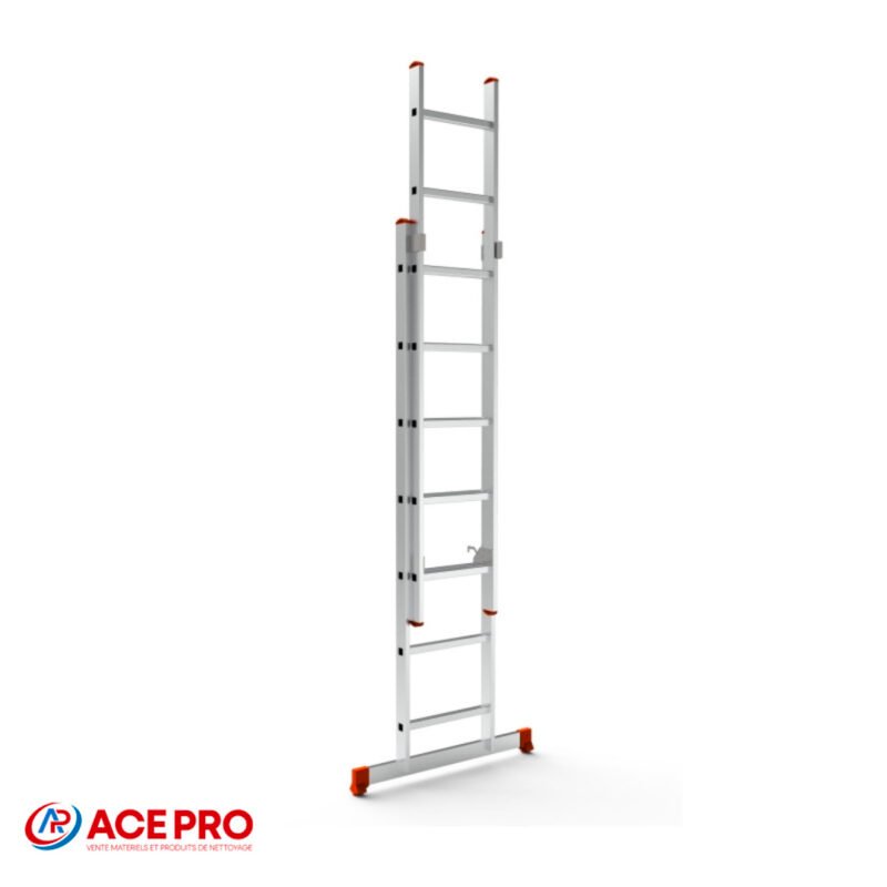 Échelle Industrielle Aluminium Double 7+7 3.90m