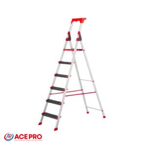 Escabeau aluminium professionnel 5 marches stable et léger
