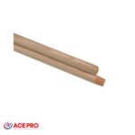 Manche en bois pour raclette et brosse - Naturel et solide