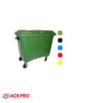 Conteneur 4 Roues 660 L Frontal - Bac Roulant