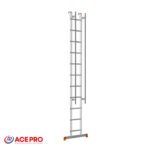 Échelle Industrielle Aluminium avec Garde-Corps 3.20m