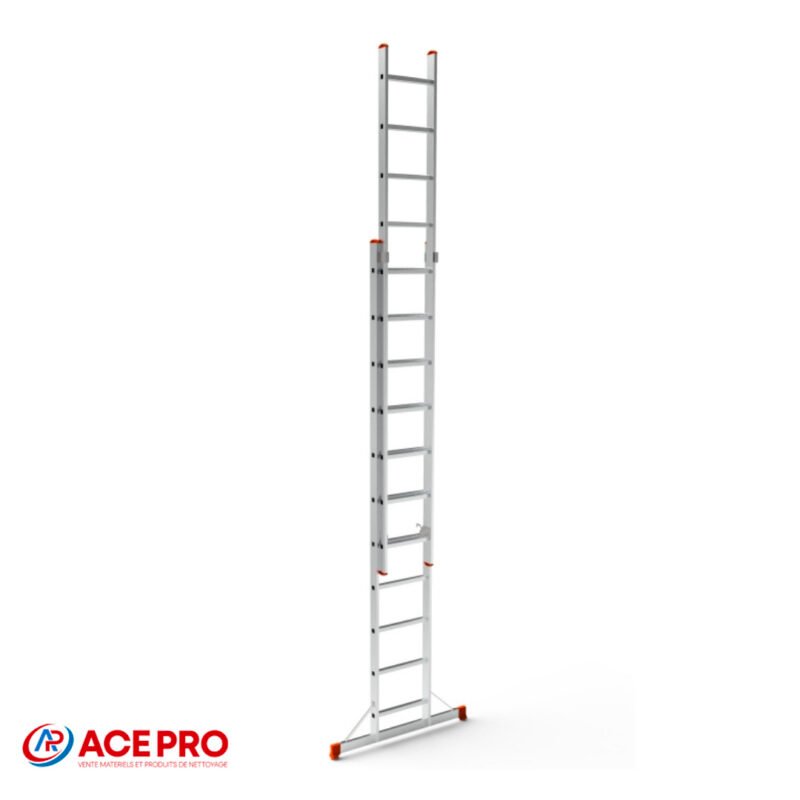 Échelle Industrielle Aluminium Double 11+11 6.20m